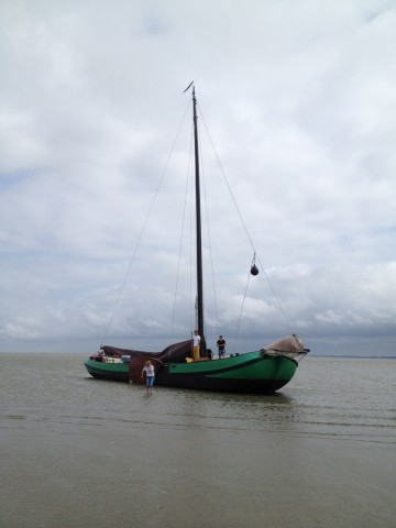 Schip 990034  skutsje Heeg  Het Zwarte Schaap